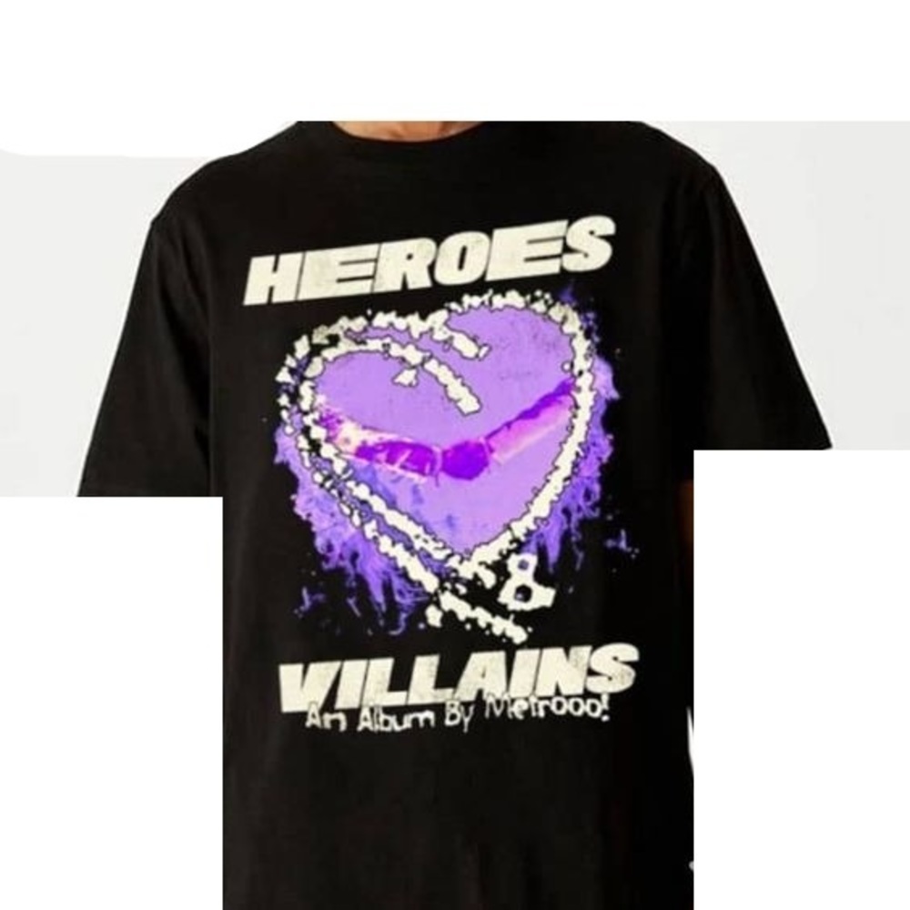Metro Boomin Heroes And Villains T-Shirt - Picture 1 of 4